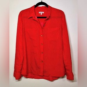 Juicy Couture | Blouse red and white polka dot